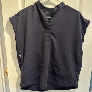 XS Rafaela scrub top Quiet Navy